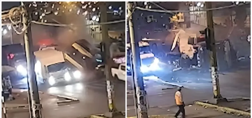 Caos en la Panamericana Norte por choque múltiple con varias unidades pesadas involucradas