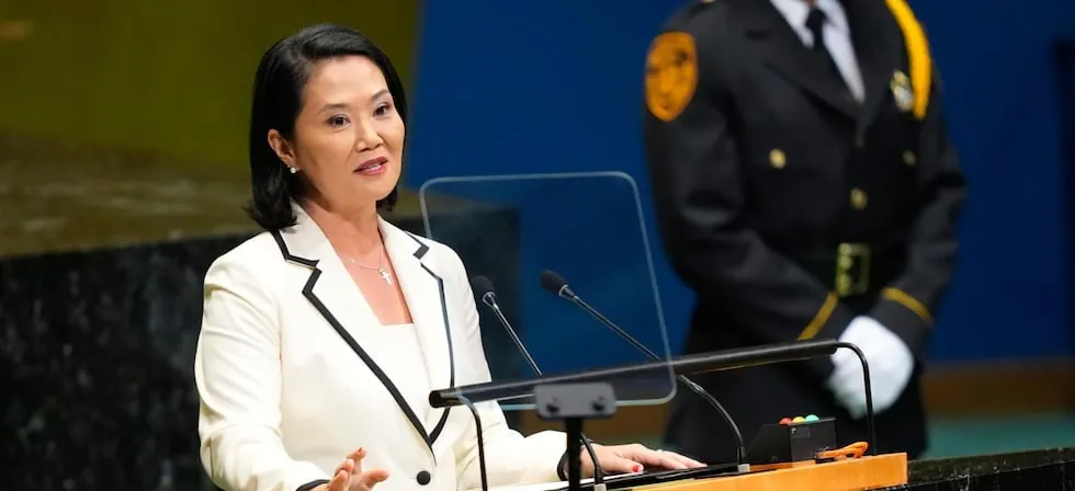 Keiko Fujimori y los ejes de su discurso ante la ONU: “la guerra” contra el crimen organizado y la defensa a militares