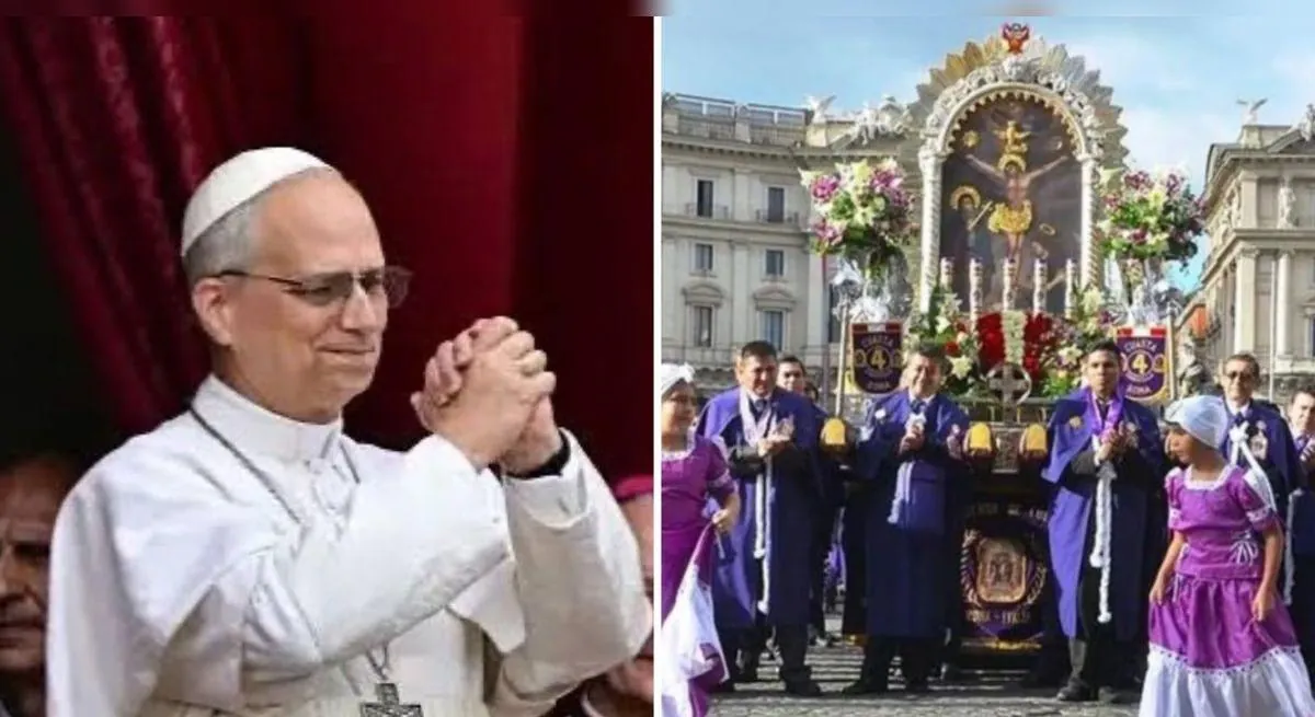 Fieles del Señor de los Milagros oran por la salud del papa León XIV tras anuncio de intervención quirúrgica