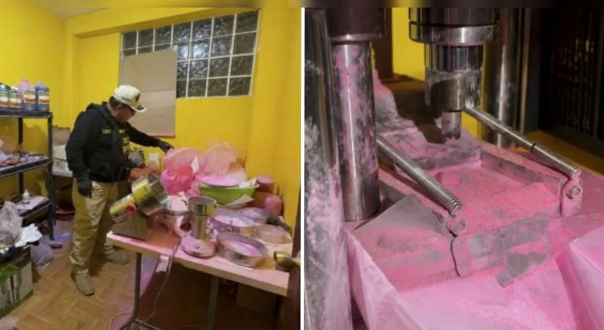 Hallan laboratorio de drogas sintéticas y decomisan más de 800.000 pastillas de éxtasis en Santa Anita y SMP