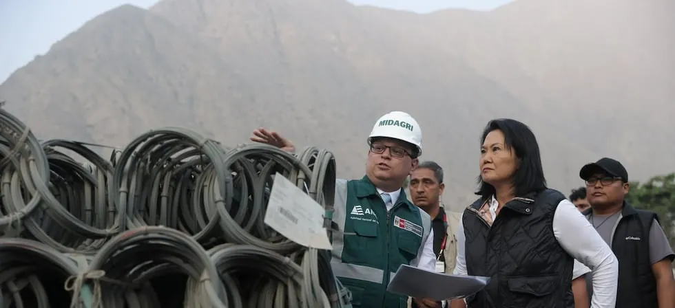 Fenómeno de El Niño: Keiko Fujimori anuncia que se retomará proyecto de geomallas en San Eulalia