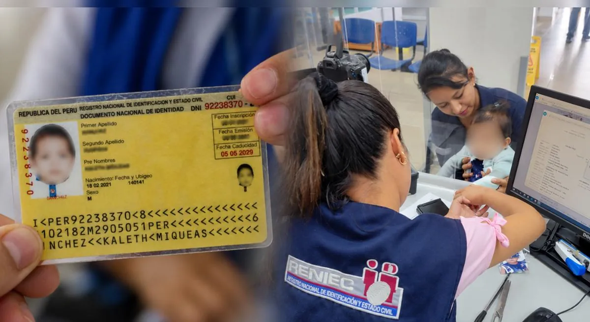 Foto de DNI gratis: Reniec amplía beneficio para menores desde los 8 meses de edad en estas 391 oficinas
