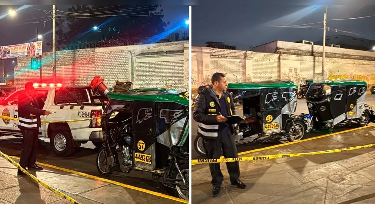 Balean a dos mototaxistas a metros de la estación Miguel Grau de la Línea 1 del Metro de Lima