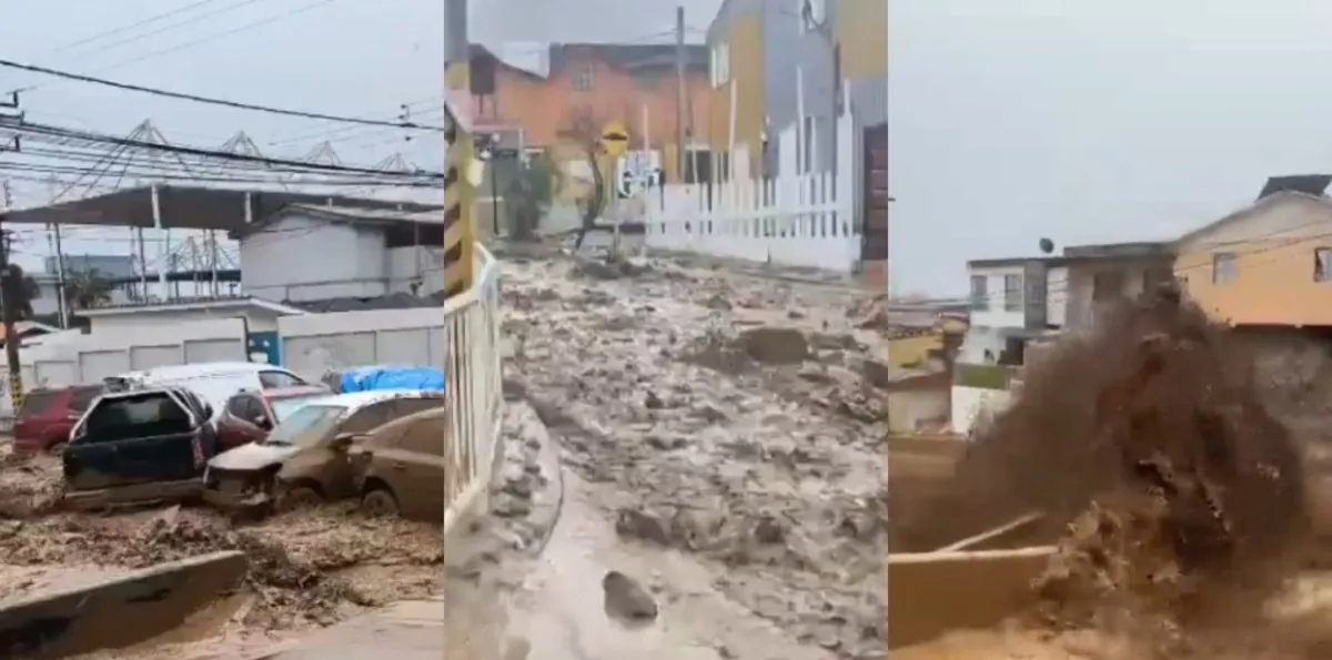 Chile declara estado de excepción por catástrofe en Tocopilla en medio de fuerte temporal en el norte del país
