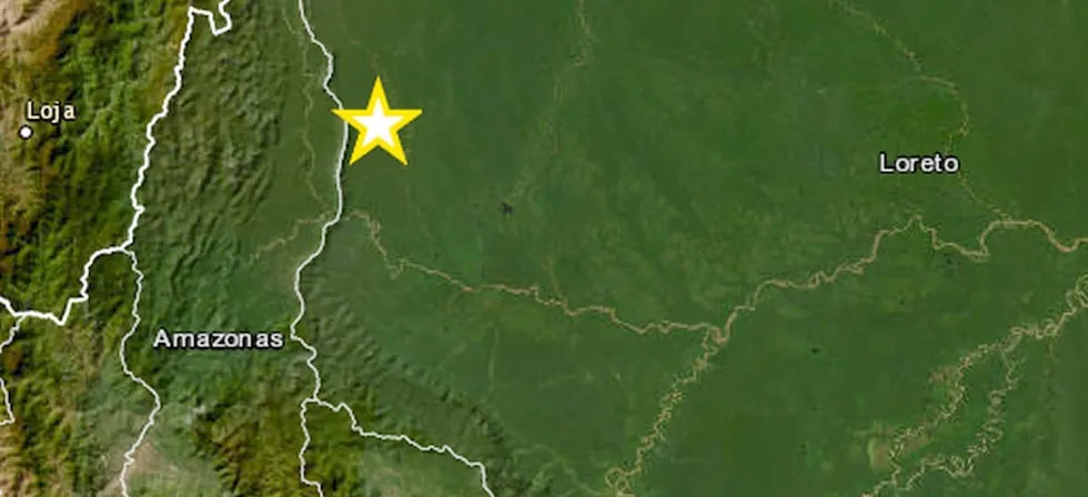Amazonas: sismo de magnitud 5,0 se registró en Santa María de Nieva
