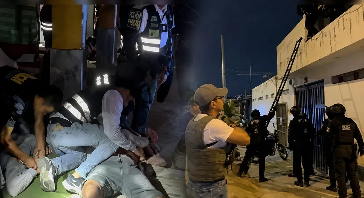 PNP allana la 'Casa Blanca' en VMT: 13 intervenidos, armas ocultas en dormitorios y menores ligadas a redes de meretricio