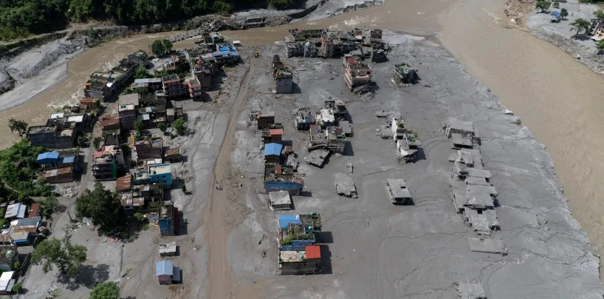 Inundación masiva arrasa un valle entre Nepal y el Tíbet: lo que se sabe del fenómeno que deja más de 300 muertos