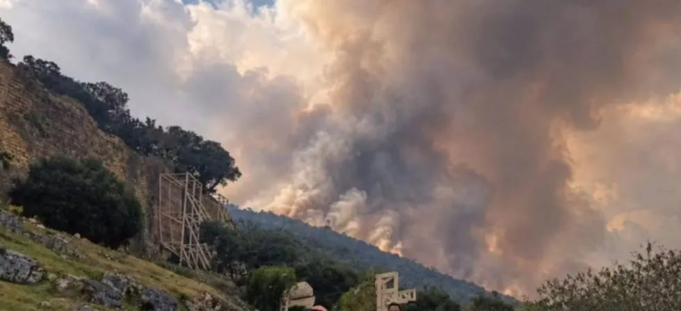 Amazonas en alerta: incendio forestal se registra cerca de la zona arqueológica de Kuélap