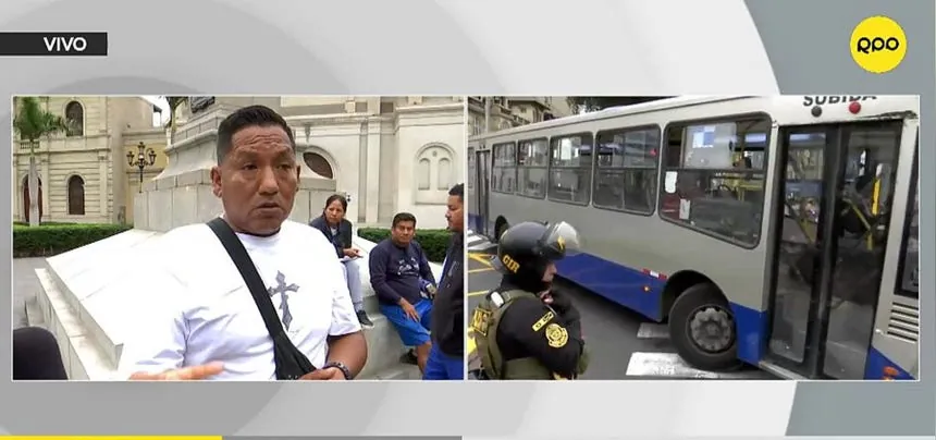 Colectiveros informales anuncian más protestas: "La avenida Arequipa es una vía pública para todos nosotros"