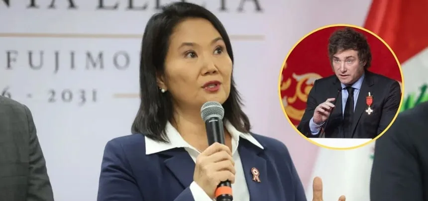 Javier Milei confirma que viajará al Perú para toma de mando de Keiko Fujimori