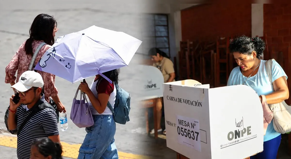 ¿Cómo estará el clima durante las Elecciones 2026? Senamhi prevé lluvias, viento y hasta 35 °C