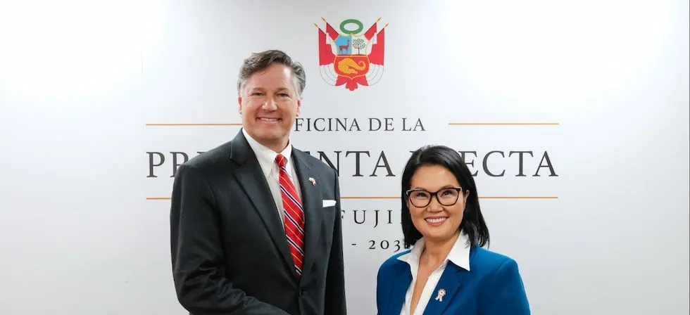 Keiko Fujimori se reunió con vicesecretario de Estado de EE.UU. para fortalecer relaciones