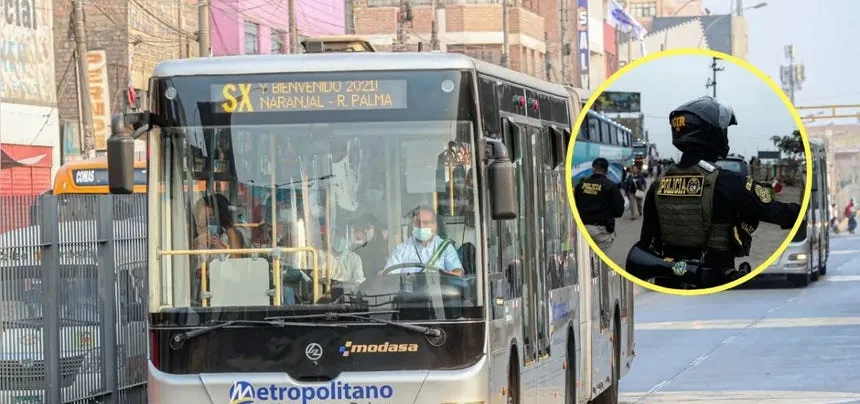 SMP: condenan a ocho años a comandante PNP que se resistió a intervención en vía del Metropolitano