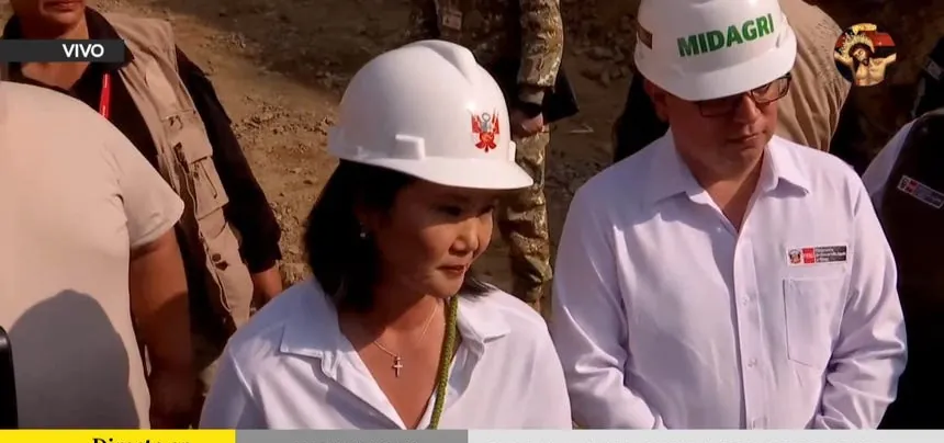 Keiko Fujimori señala que "nunca antes en la historia" ha llegado un 'Niño' "como el que vamos a enfrentar'