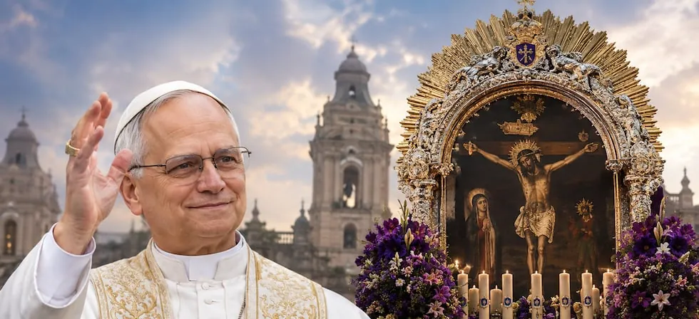 Señor de los Milagros podría encontrarse con papa León XIV en multitudinaria misa