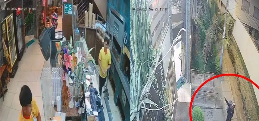 Pánico en pollería de la avenida La Marina: extorsionador dejó nota extorsiva y baleó el negocio [VIDEO]