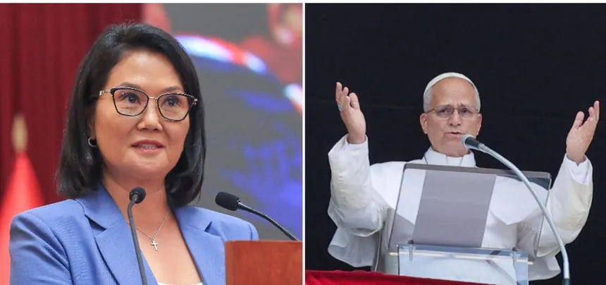 “Lo esperamos con los corazones abiertos”: Keiko Fujimori celebra llegada del papa León XIV al Perú