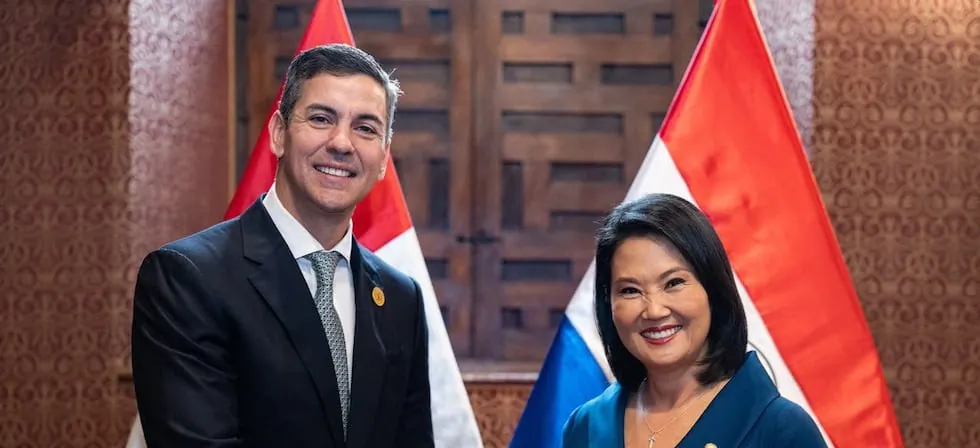 Keiko Fujimori y Santiago Peña abordaron temas de seguridad regional, integración económica e inversiones