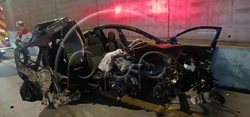 San Isidro: hombre salvó de morir en aparatoso accidente en la Vía Expresa de Paseo de la República [VIDEO]