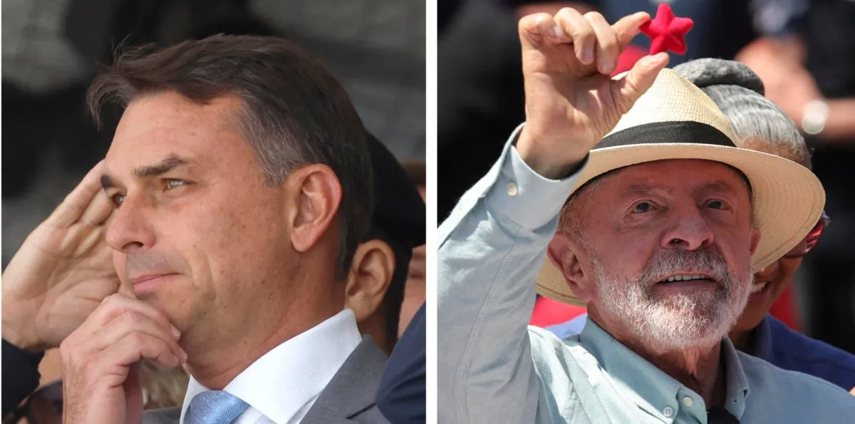 Flávio Bolsonaro desafía a Lula da Silva a enfrentarlo en un debate televisivo antes de las elecciones