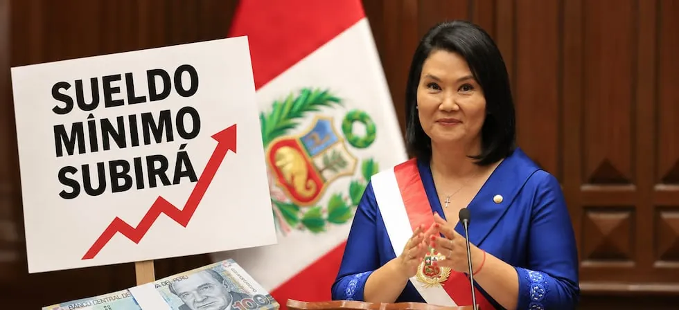 Sueldo mínimo subiría a S/ 1,300 en Gobierno de Fujimori: ¿economía “aguantaría” incremento?