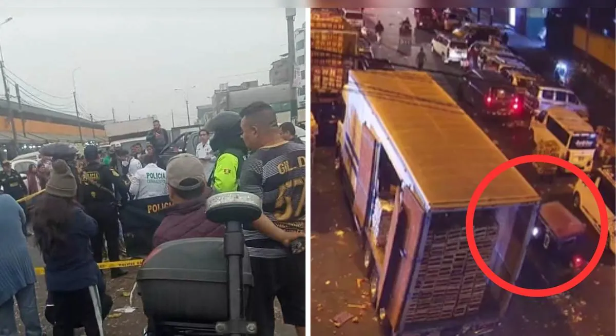 Asesinan a parqueador en el Mercado Mayorista de Frutas en La Victoria: sicarios dispararon hasta 14 veces