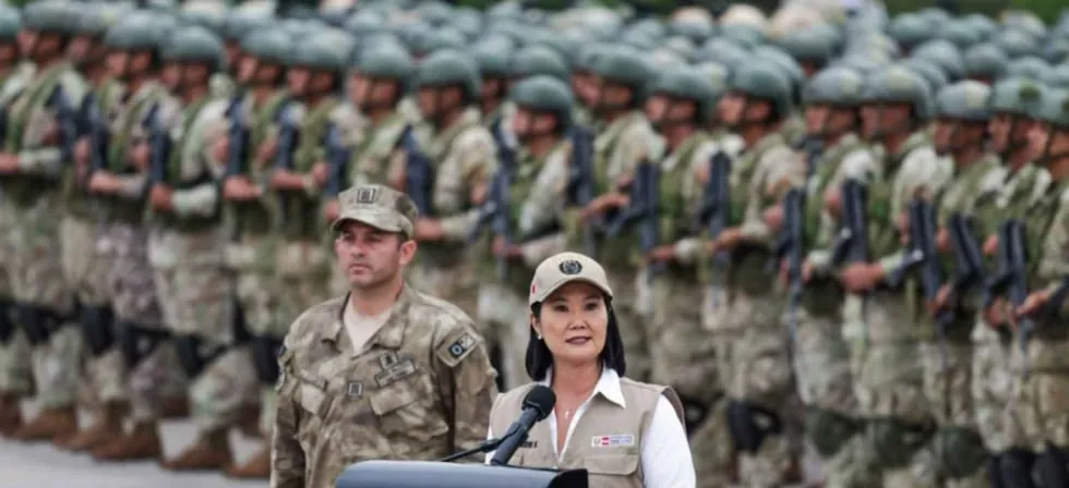 Keiko Fujimori anuncia comando unificado de FF.AA. y PNP para enfrentar delincuencia