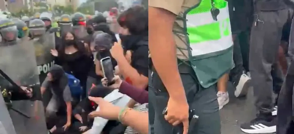 Protestas en la PUCP registran enfrentamientos con la policía en San Miguel